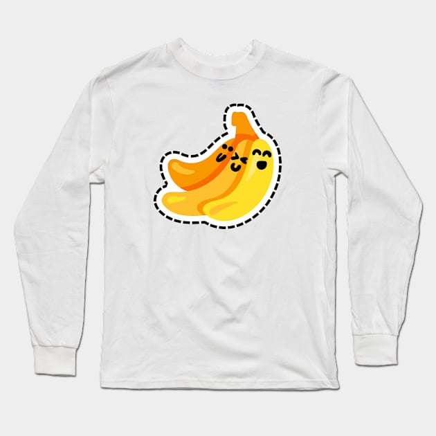 Enjoy Banana Long Sleeve T-Shirt by Usea Studio